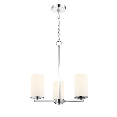 Verlana 3 Light Chandelier 21.25 Inch Tall and 19 Inch Wide by Millennium - 2713WG