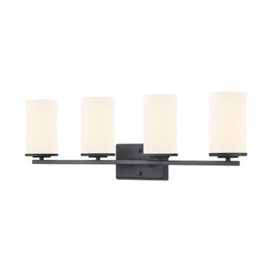 Verlana 4 Light Bath Vanity 9.75 Inch Tall X 27.75 Inch Wide by Millennium - 2704WG