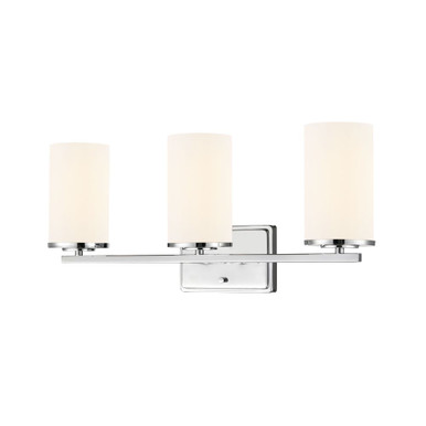 Verlana 3 Light Bath Vanity 9.75 Inch Tall and 22 Inch Wide by Millennium - 2703WG