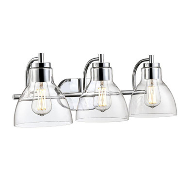 Knightsdale 3 Light Bath Vanity 8.75 Inch and 25.25 Inch Wide by Millennium - 6203