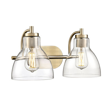 Knightsdale 2 Light Bath Vanity 8.75 Inch and 17.5 Inch Wide by Millennium - 6202