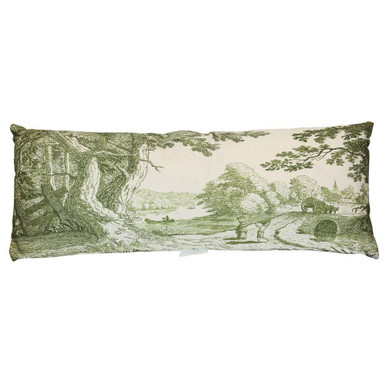 Reverie Toile Lumbar Pillow 14 Inch Tall and 36 Inch Wide by Stylecraft - DFS10254