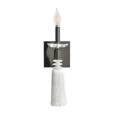 Marquette 15W 1 LED Tassel Wall Sconce 14.5 X 5 Inch Wide by Stylecraft - DFL57282
