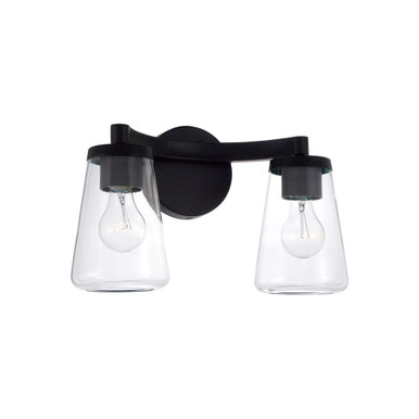 Aaron 2 Light Bath Vanity 9.5 Inch Tall and 15 Inch Wide by HomePlace - 161921