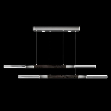 Antonia 13W 6 LED Linear Pendant 2.5 Inch Tall and 71 Inch Wide by Fine Art - 100150