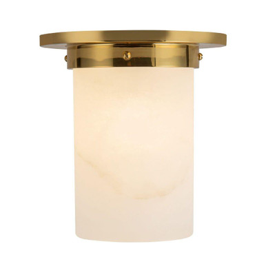 Mineral 1 Light Round Flush Mount 8.63 Inch Tall and 7.88 Inch Wide by Alora - FM360808