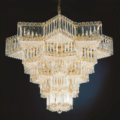 Equinoxe 31 Light Pendant 23 Inch and 29.5 Inch Wide by Schonbek Signature - 2716