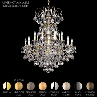 New Orleans 14 Light Chandelier 38.5 X 32 Inch Wide by Schonbek Signature - 3658