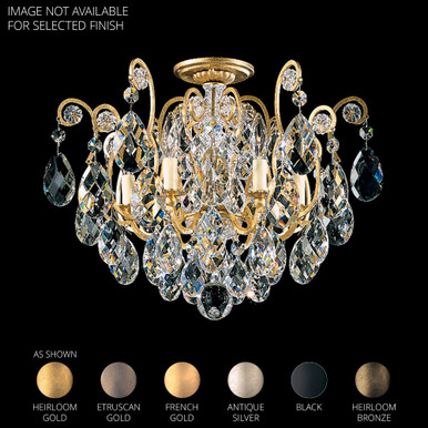 Renaissance 6 Light Semi Flush Mount 16X20 Inch Wide by Schonbek Signature - 3784
