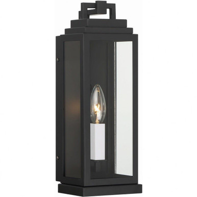 Aspen 1 Light Outdoor Wall Lantern by Crystorama - ASP-8911-MK