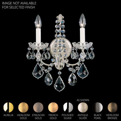 New Orleans 2 Light Wall Sconce 14.4 X 12 Inch Length by Schonbek Signature - 3651