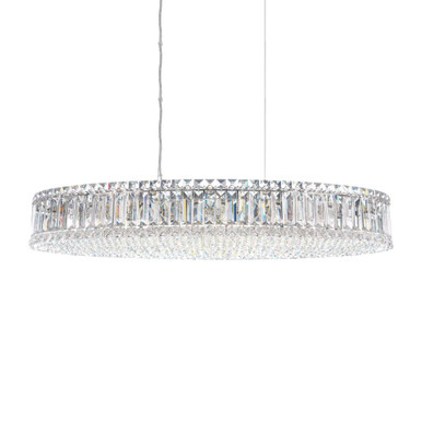 Plaza 16 Light Linear Pendant 5 Inch and 16 Inch Wide by Schonbek Signature - 6678