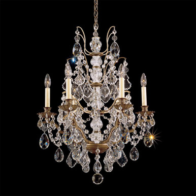 Bordeaux 6 Light Chandelier 29 Inch and 22 Inch Wide by Schonbek Signature - 5770