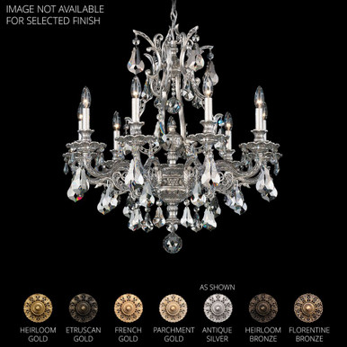 Sophia 9 Light Chandelier 30 Inch Tall X 28 Inch Wide by Schonbek Signature - 6949