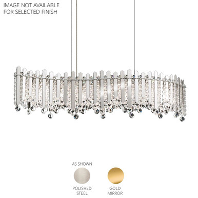 Chatter 7 Light Linear Pendant 8.5 X 14 Inch Wide by Schonbek Signature - MX8346N