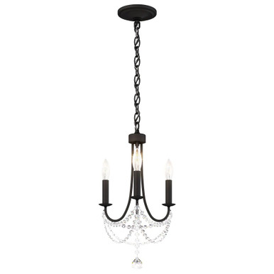 Verdana 3 Light Pendant 19 Inch Tall and 12 Inch Wide by Schonbek Signature - RJ1003N