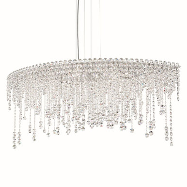 Chantant 8 Light Linear Pendant 18.5 X 22 Inch Wide by Schonbek Signature - CH4811N