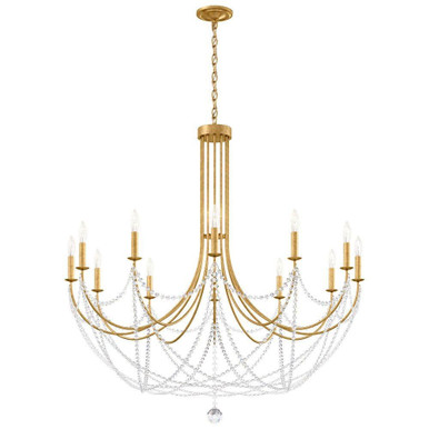 Verdana 12 Light Chandelier 42.5 Inch X 43 Inch Wide by Schonbek Signature - RJ1012N
