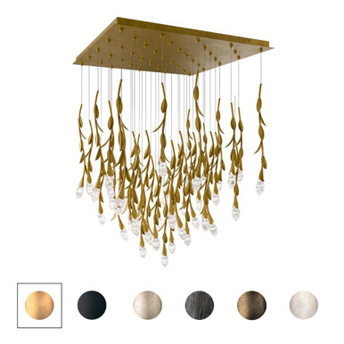 Secret Garden 1.4W 41 LED Pendant 24 X 36 Inch Wide by Schonbek Signature - S2441S