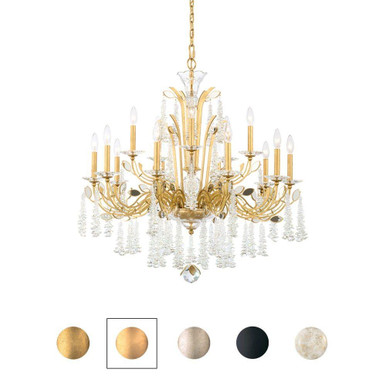 MacLyn 15 Light Chandelier 36.5 Inch and 38 Inch Wide by Schonbek Signature - S58515