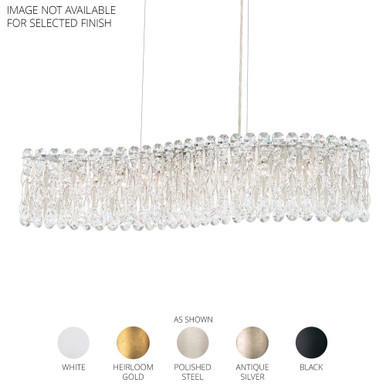Sarella 7 Light Linear Chandelier 8 X 14 Inch Wide by Schonbek Signature - RS8346N