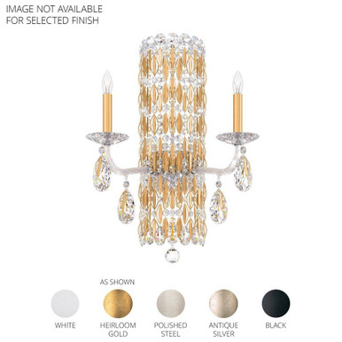 Siena 2 Light Wall Sconce 23 Inch and 16 Inch Length by Schonbek Signature - RS8332N