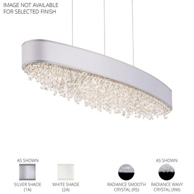 Eclyptix 39W 1 LED Linear Pendant 4.5X 10.4 Inch Wide by Schonbek Signature - S6336-S