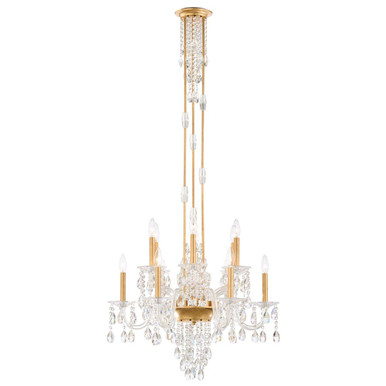 Rainier 12 Light Chandelier 25.5 X 27 Inch Wide by Schonbek Signature - S93512