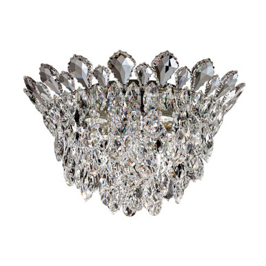 Trilliane Strands 4 Light Flush Mount 17 Inch Wide by Schonbek Signature - TR1201N