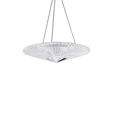 Origami 20W 1 LED Pendant 3.8 Inch and 18.8 Inch Wide by Schonbek Signature - S7219