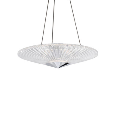 Origami 29W 1 LED Pendant 4.6 Inch and 23.8 Inch Wide by Schonbek Signature - S7224