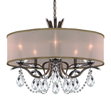 Vesca 5 Light Chandelier 20 Inch Tall X 24 Inch Wide by Schonbek Signature - VA8305N