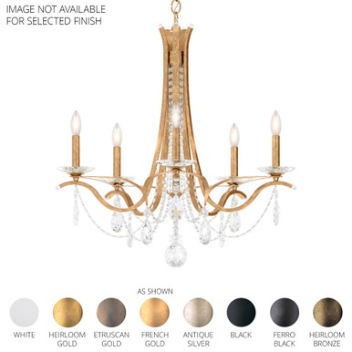 Vesca 5 Light Chandelier 27 Inch Tall X 29 Inch Wide by Schonbek Signature - VA8335N