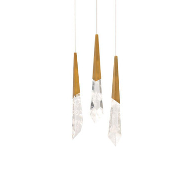 Solitude 8.7W 3 LED Pendant 22 Inch Tall X 12 Inch Wide by Schonbek Beyond - BPD31403R