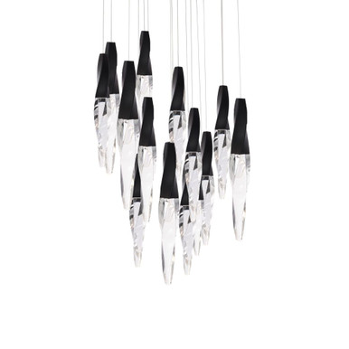 Kindjal 8W 15 LED Pendant 20 Inch Tall and 23 Inch Wide by Schonbek Beyond - BPD13215