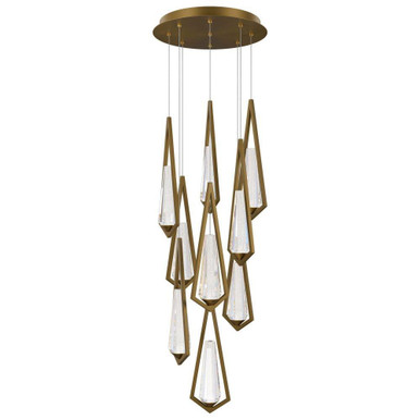 Devotion 4.8W 9 LED Pendant 18 Inch Tall X 17 Inch Wide by Schonbek Beyond - BPD66209