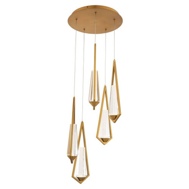 Devotion 5W 5 LED Pendant 18 Inch Tall and 17 Inch Wide by Schonbek Beyond - BPD66205