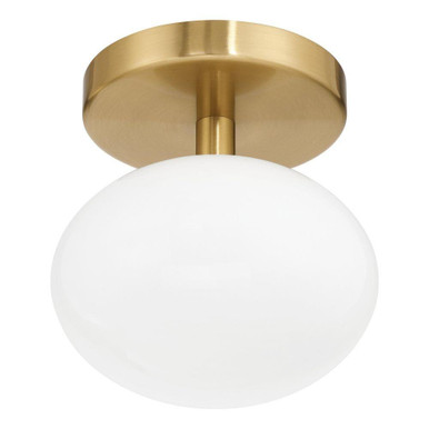 Julep 4.5W 1 LED Semi Flush Mount 6.25 Inch Tall and 6 Inch Wide by Thesis - 207381A
