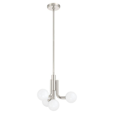 Stockholm 10W 4 LED Convertible Pendant 13.5 Inch X 16 Inch Wide by Thesis - 207352A