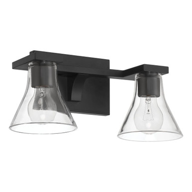 Gilford 2 Light Bath Vanity 7 Inch Tall and 7.25 Inch Wide by Thesis - 207657A