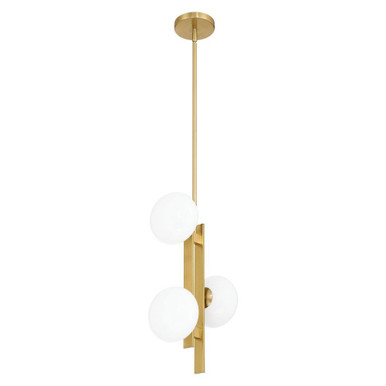 Julep 4.5W 3 LED Pendant 19.5 Inch Tall and 6 Inch Wide by Thesis - 207377A