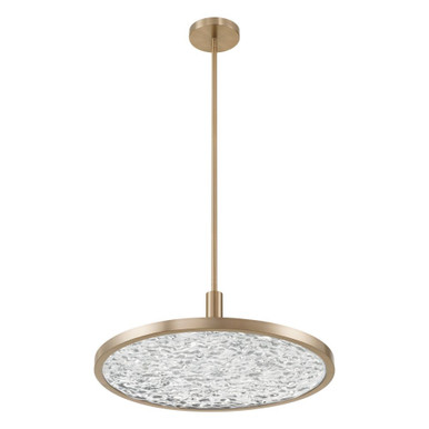 Courtney 46W 1 LED Convertible Pendant 10 Inch X 24 Inch Wide by Thesis - 207419A