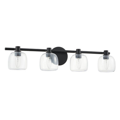 Valentina 4 Light Bath Vanity 6.5 Inch Tall and 6.25 Inch Wide by Thesis - 207016A