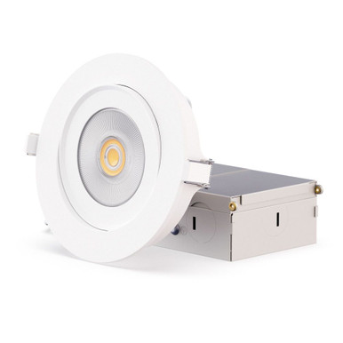 12W LED 360 Degree Gimbal NC Recessed Light 4 Inch Wide by Infibrite - IB-021-12W