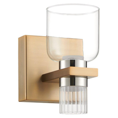 Amelia 9W 2 LED Bath Vanity 7.25 Inch Tall and 6.25 Inch Wide by Thesis - 207674A