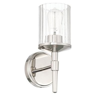 Andrea 1 Light Bath Vanity 11.75 Inch Tall and 6 Inch Wide by Thesis - 207692A