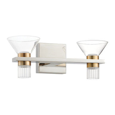 Blake 17W 4 LED Bath Vanity 5.75 Inch Tall and 6.75 Inch Wide by Thesis - 207684A
