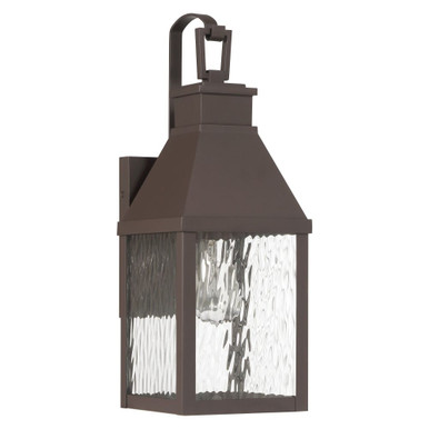 Glencrest 1 Light Outdoor Wall Mount 18 Inch Tall and 8 Inch Wide by Thesis - 207758A