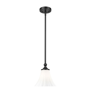 Fleur 1 Light Pendant 9.25 Inch Tall and 8 Inch Wide by Z Lite - 1958P8