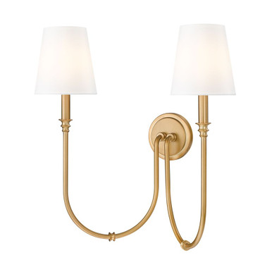 Jisele 2 Light Wall Sconce 21 Inch Tall and 20 Inch Wide by Z Lite - 4505-2S